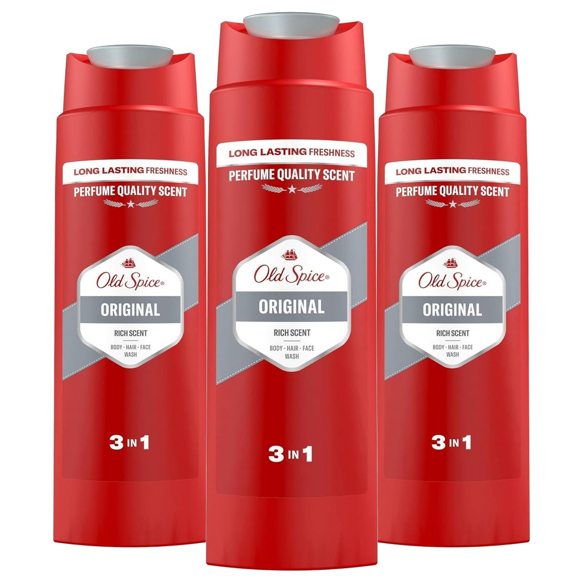 Old Spice Originele 3-in-1 shampoo 3 x 250 ml - Voordeelverpakking