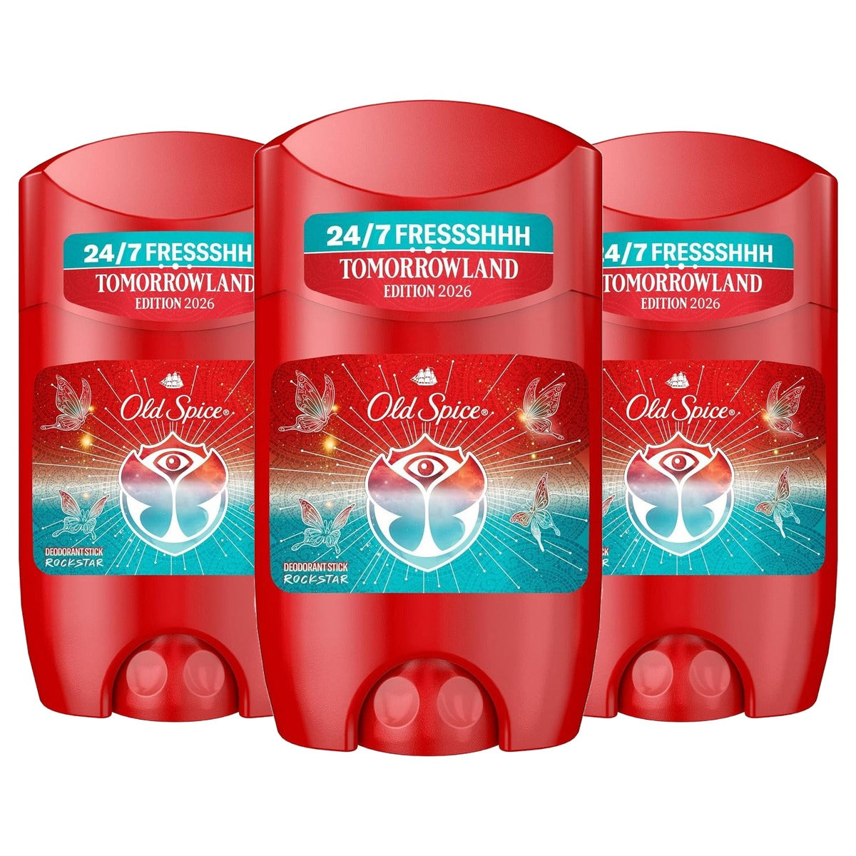 Old Spice Rockstar Deostick 3 x 50 ml - Voordeelverpakking
