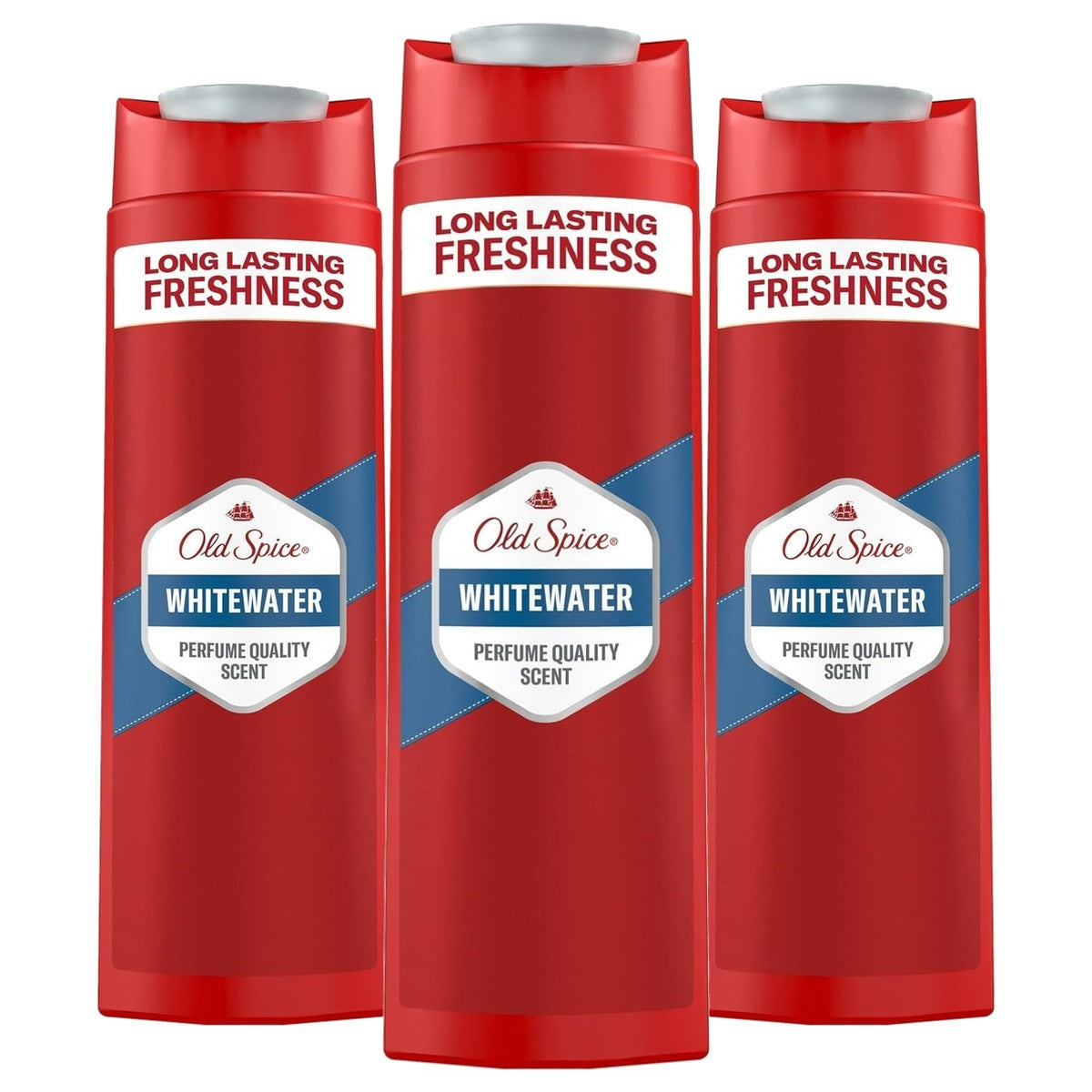 Old Spice Whitewater 3-in-1 douchegel 3 x 400 ml - Voordeelverpakking