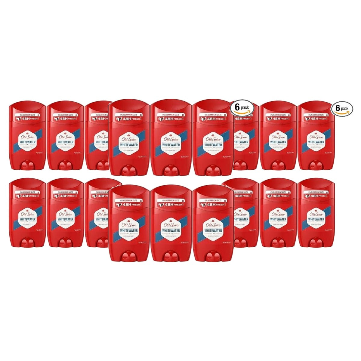 Old Spice Whitewater deodorantstick voor mannen 3 x 50 ml - Voordeelverpakking