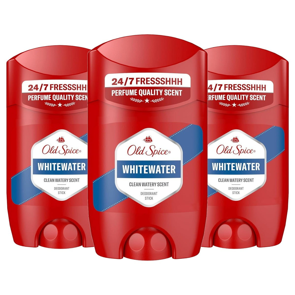 Old Spice Whitewater Deostick voor mannen 3 x 50 ml - Voordeelverpakking