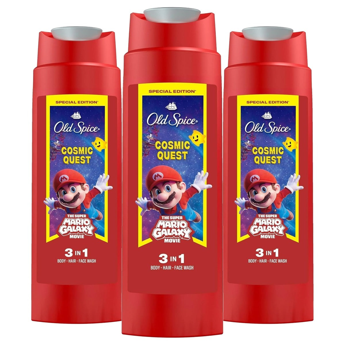 Old Spice Wolfthorn 3-in-1 douchegel 3 x 250 ml - Voordeelverpakking
