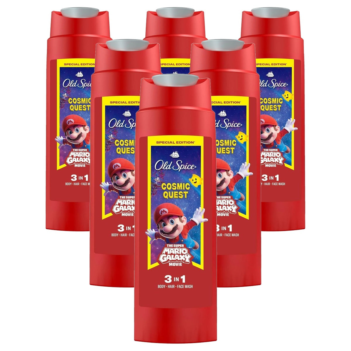 Old Spice Wolfthorn 3-in-1 douchegel 6 x 250 ml - Voordeelverpakking