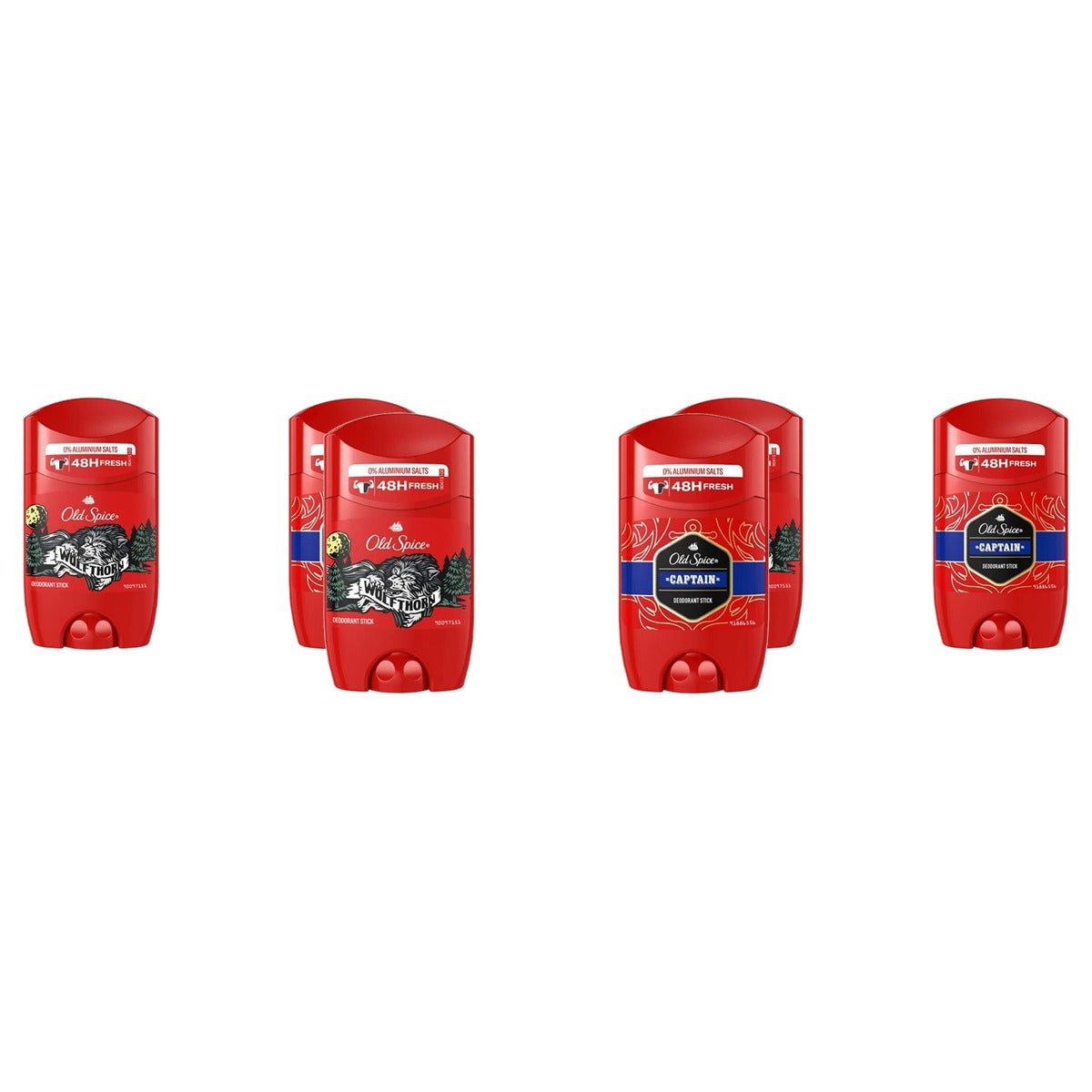 Old Spice Wolfthorn & Captain Deodorantstick 3 x 50 ml - Voordeelverpakking