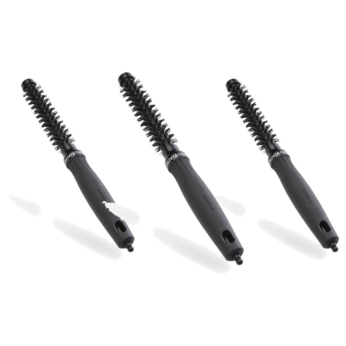 Olivia Garden Expert Blowout Shine Ronde Borstel Keramiek 15 mm - 3-pack