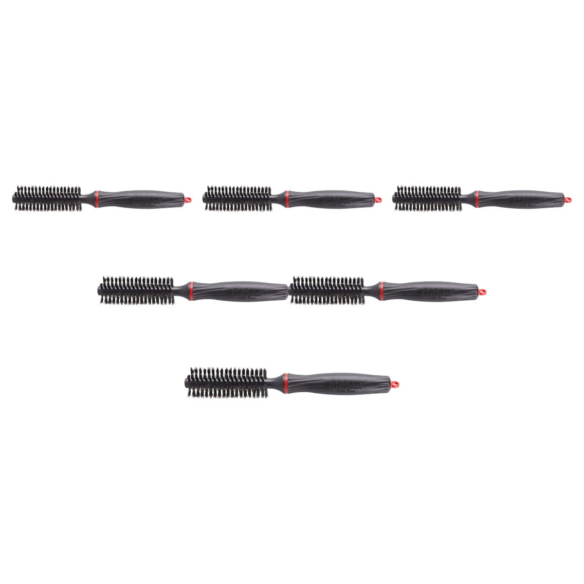 Olivia Garden Ronde Haarborstel Pro Forme 40, 40/75 mm, Wildzwijnhaar - 6-pack