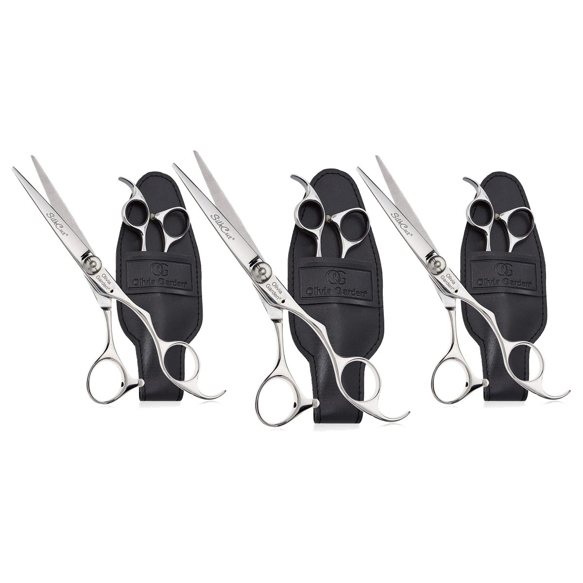 Olivia Garden SilkCut Haarknipschaar 5,75 inch, Rechtshandig - 3-pack