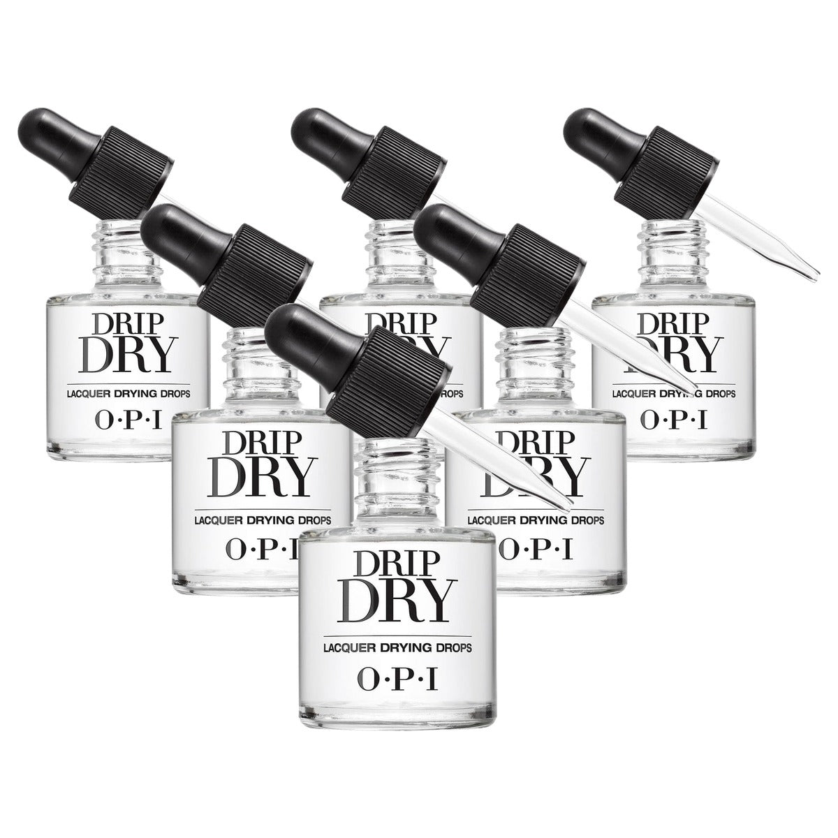 OPI Drip Dry Lacquer Drying Drops 8 ml - 6-pack
