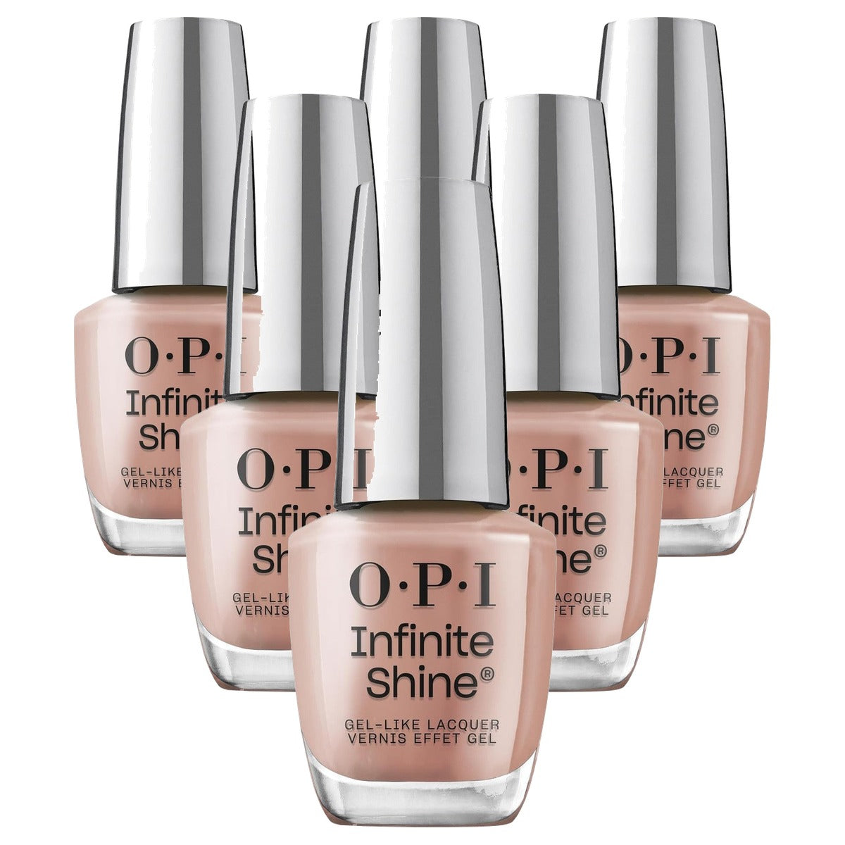 OPI Infinite Shine Dulce de Leche Nagellak Nude-Roze 15 ml - 6-pack