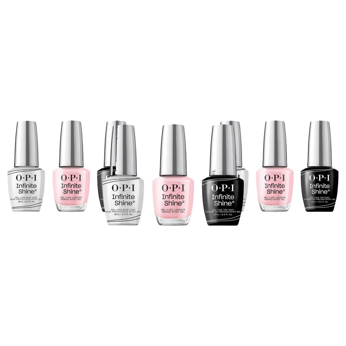 OPI Infinite Shine Set Base Coat + It's a Girl + Top Coat 3 x 15 ml - 3-pack