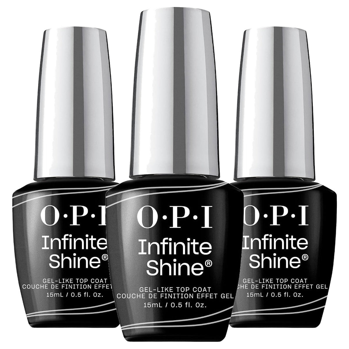 OPI Infinite Shine Top Coat tot 11 Dagen Houdbaar 15 ml - 3-pack