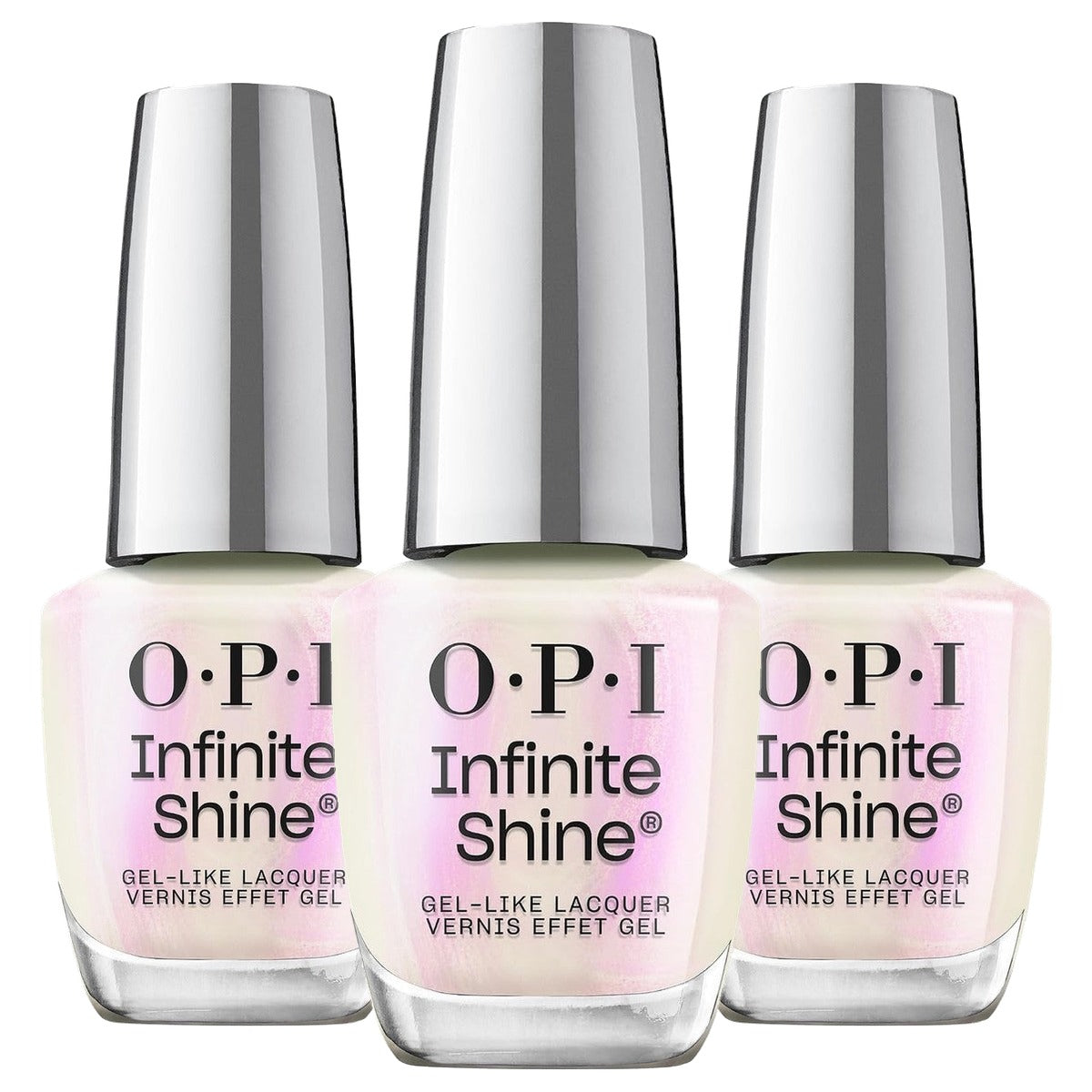 OPI Infinite Shine Witte Nagellak tot 11 Dagen Houdbaar 15 ml - 3-pack