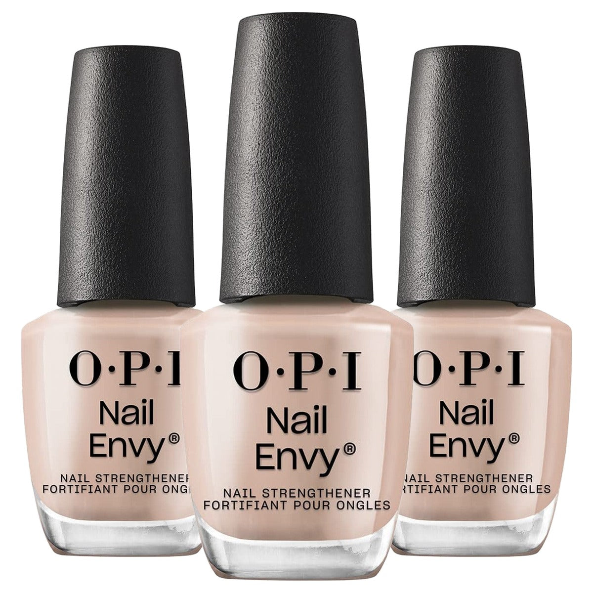 OPI Nail Envy Nagelverharder Double Nude-y 15 ml - 3-pack