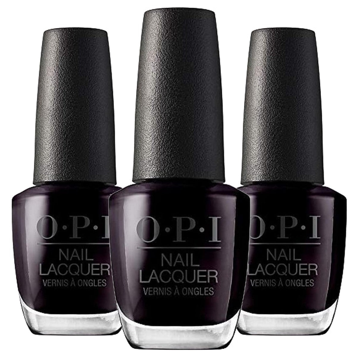 OPI Nail Lacquer Lincoln Park After Dark Nagellak Violet-Zwart 15 ml - 3-pack