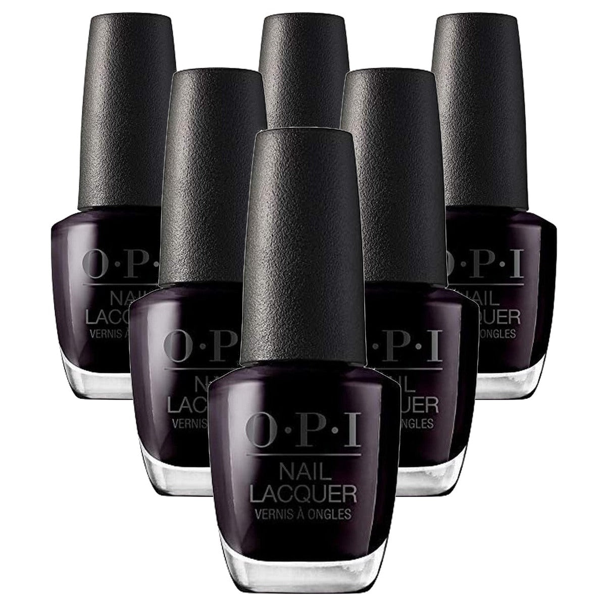 OPI Nail Lacquer Lincoln Park After Dark Nagellak Violet-Zwart 15 ml - 6-pack