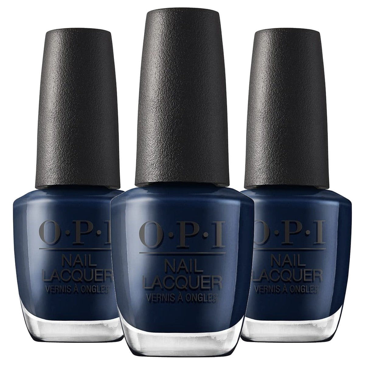 OPI Nail Lacquer Midnight Mantra Nagellak Zwart-Blauw 15 ml - 3-pack