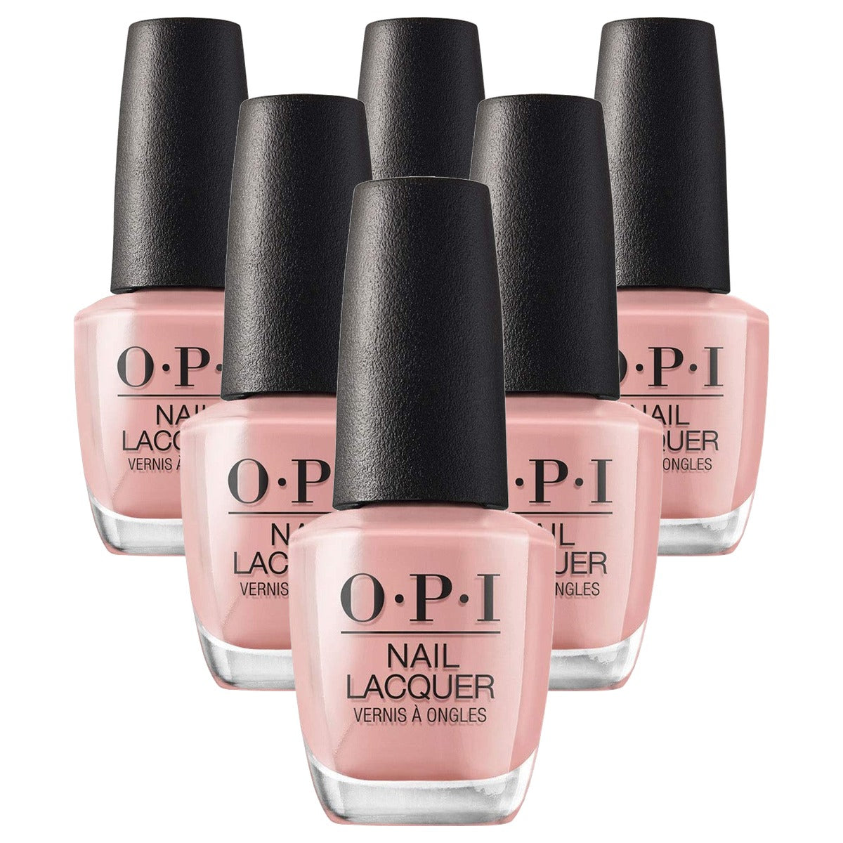OPI Nail Lacquer Nude-tinten Nagellak tot 7 Dagen Houdbaar 15 ml - 6-pack