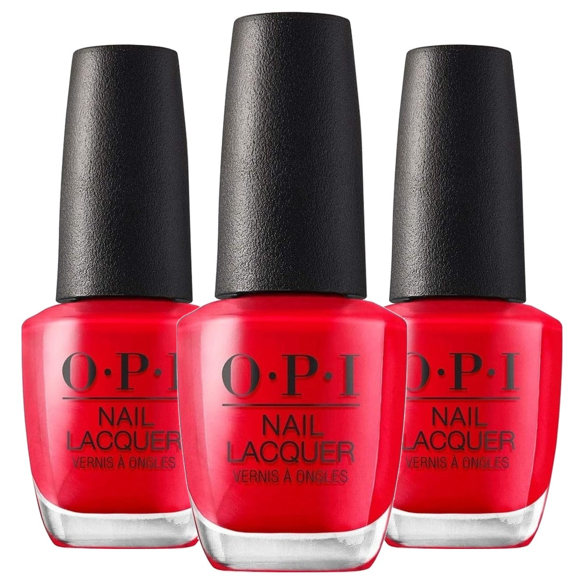 OPI Nail Lacquer Rood- en Oranjetinten Nagellak 15 ml - 3-pack