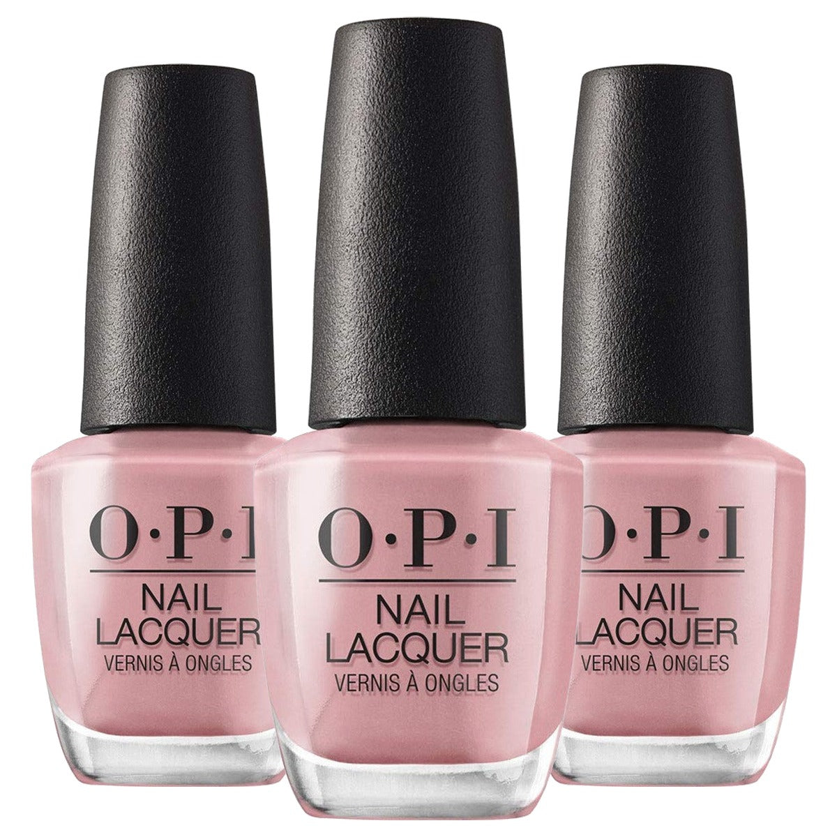 OPI Nail Lacquer Tickle My France-y Nude-roze Nagellak 15 ml - 3-pack