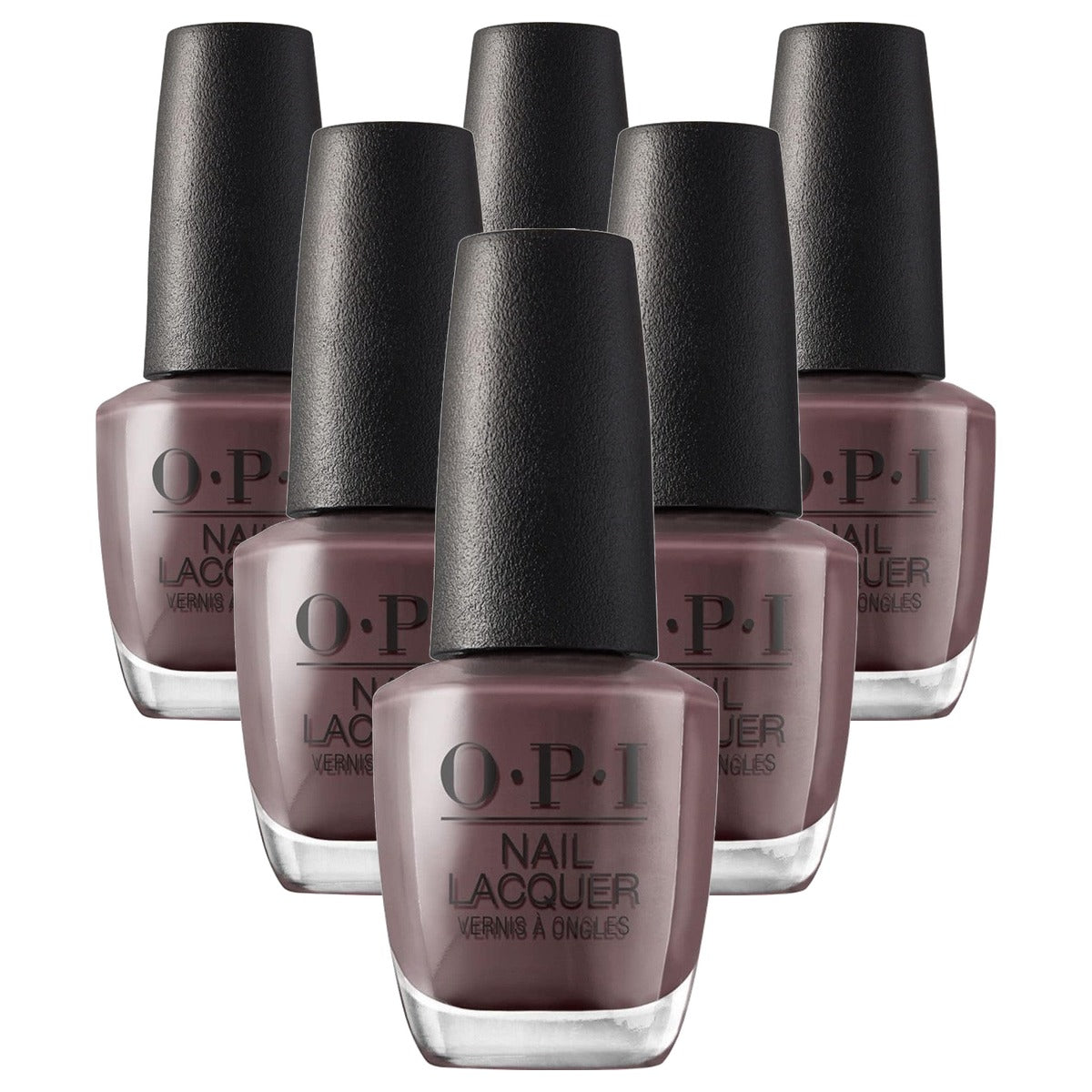 OPI Nail Lacquer You Don't Know Jacques! Nagellak Grijs-bruin 15 ml - 6-pack
