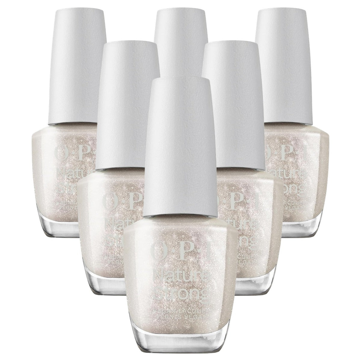 OPI Nature Bright Glitter & Shimmer Nagellak Roségoud - 6-pack