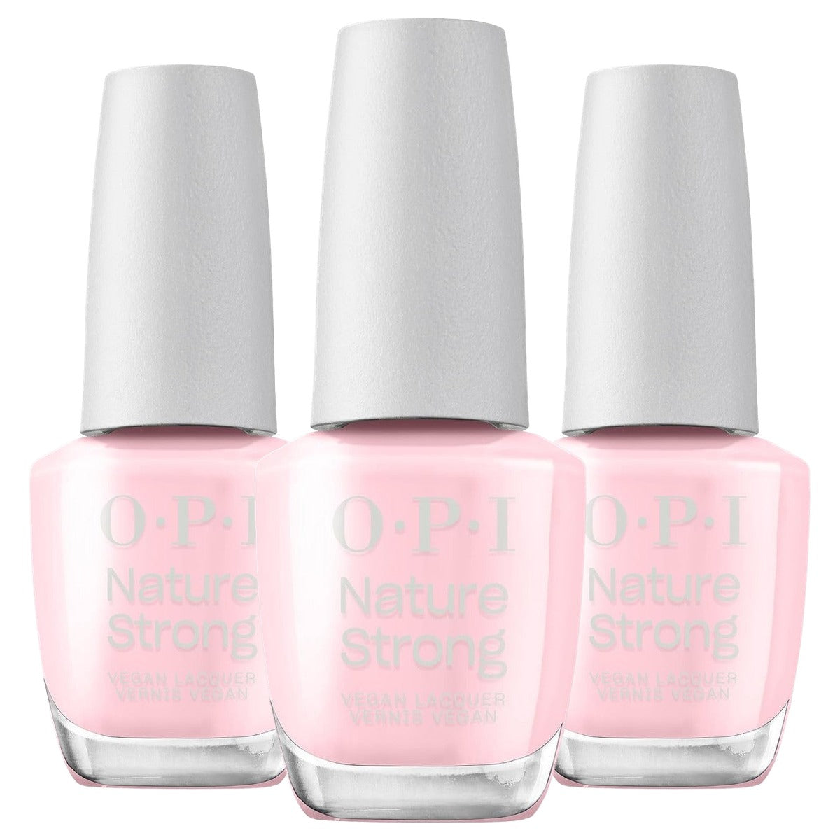 OPI Nature Strong Blossom Into Awesome Roze Nagellak 15 ml - 3-pack