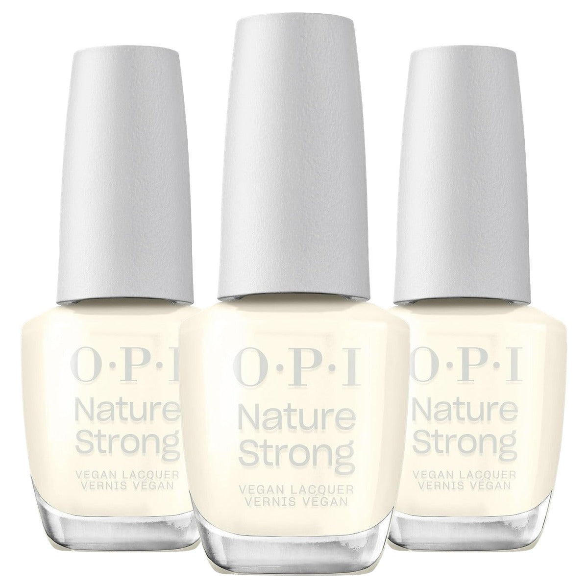 OPI Nature Strong Cauliflower Power Nagellak Wit 15 ml - 3-pack