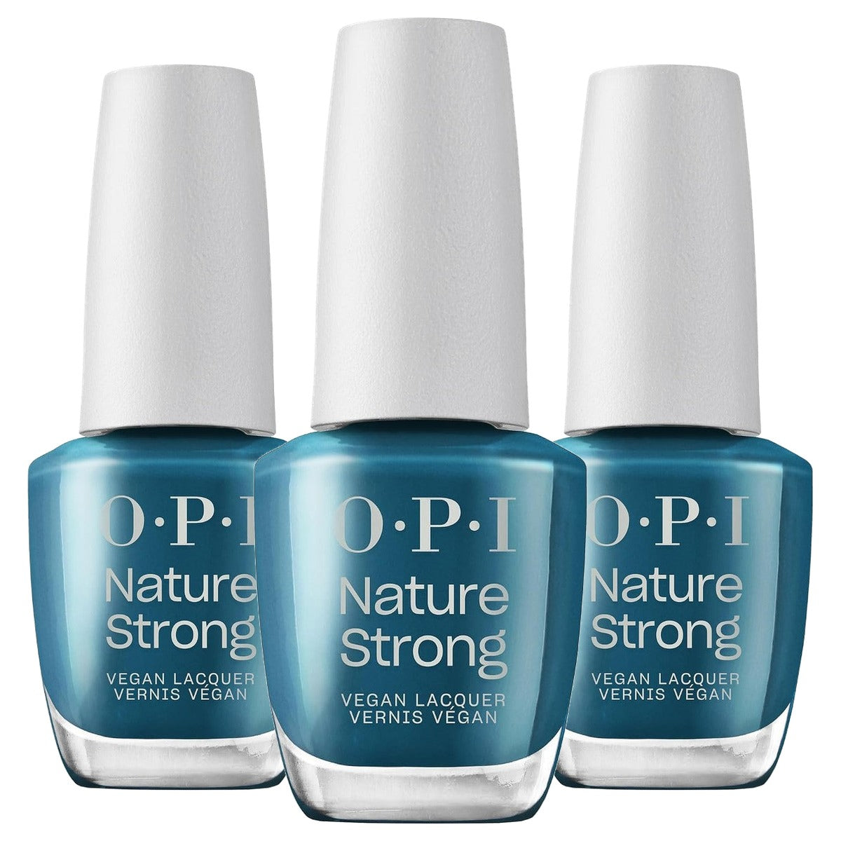 OPI Nature Strong Nagellak Donker Turquoise 15 ml - 3-pack