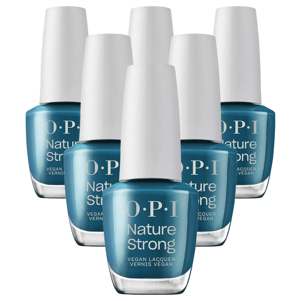 OPI Nature Strong Nagellak Donker Turquoise 15 ml - 6-pack