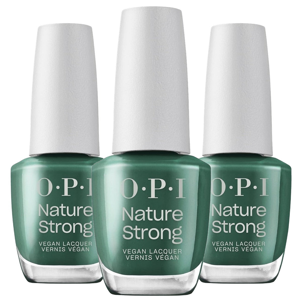 OPI Nature Strong Nagellak Donkergroen 15 ml - 3-pack