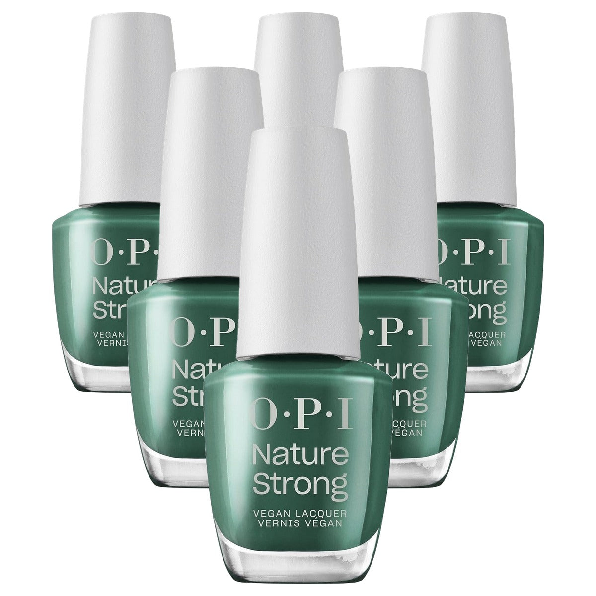 OPI Nature Strong Nagellak Donkergroen 15 ml - 6-pack
