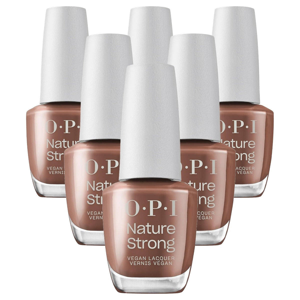 OPI Nature Strong Make My Bark on the World Nagellak Bruin 15 ml - 6-pack