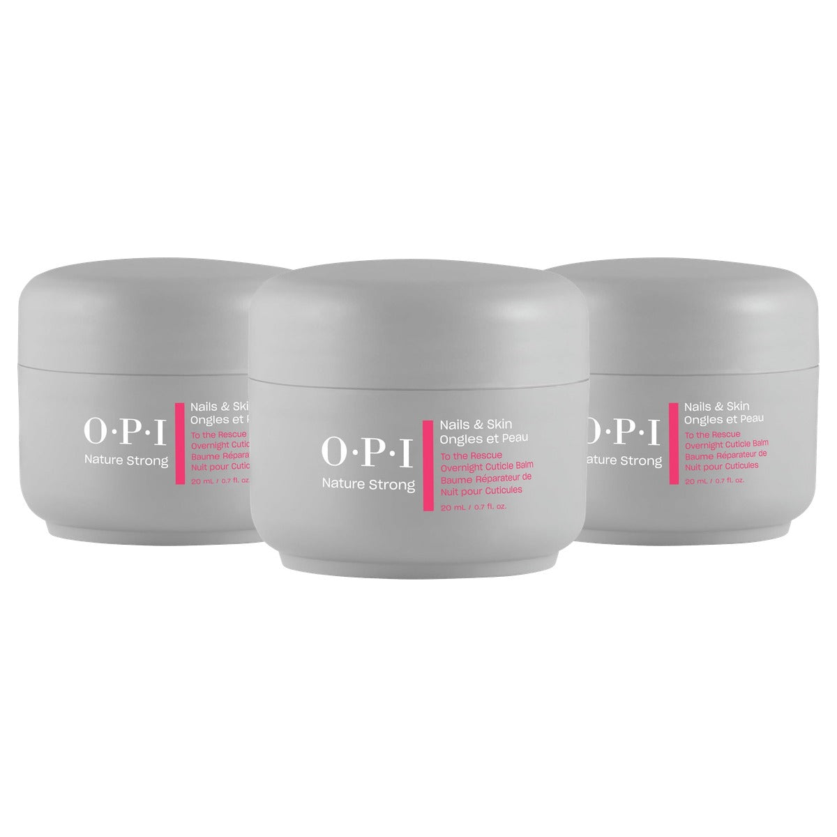 OPI Nature Strong Nails & Skin Nachtcrème voor Nagelriemen 20 ml - 3-pack