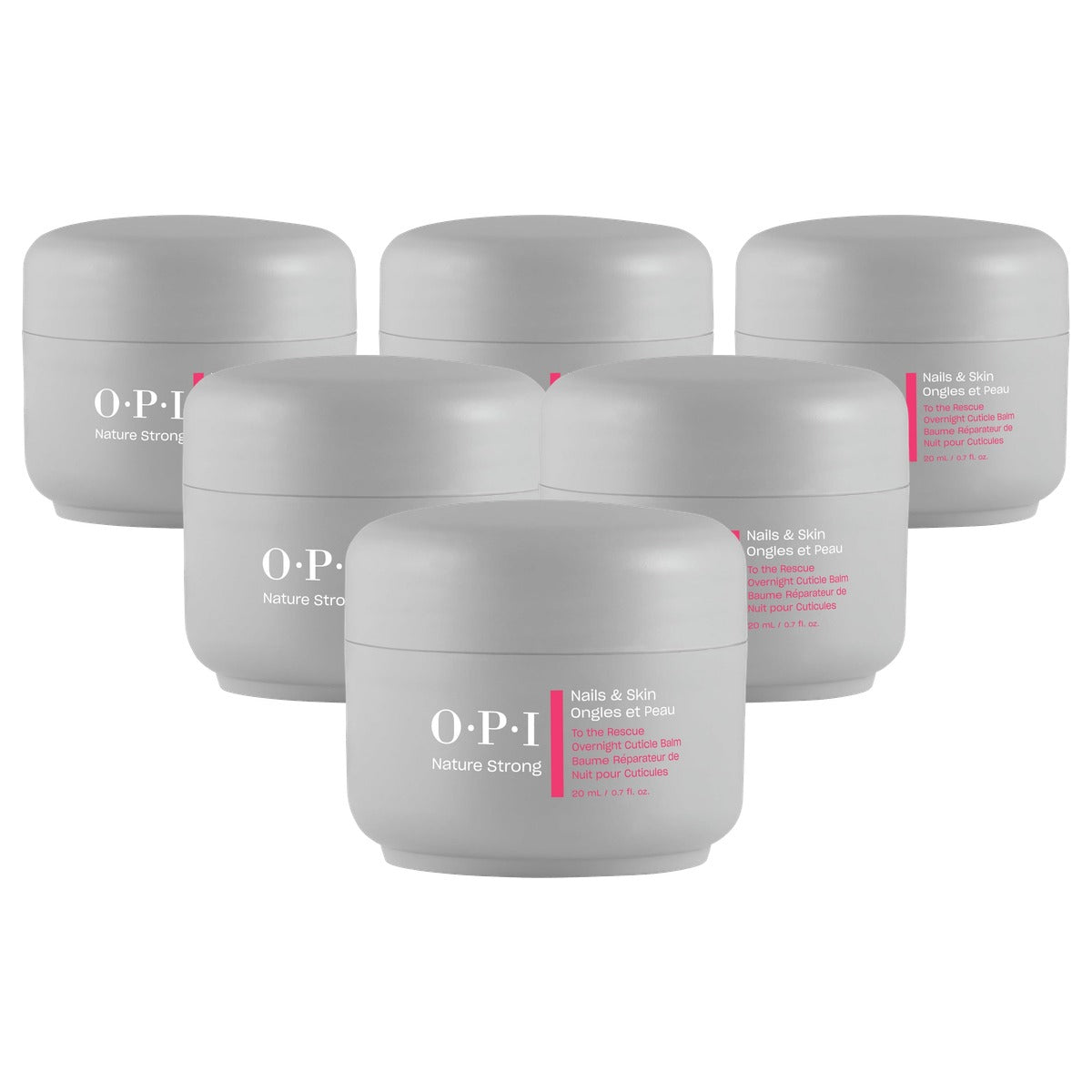 OPI Nature Strong Nails & Skin Nachtcrème voor Nagelriemen 20 ml - 6-pack