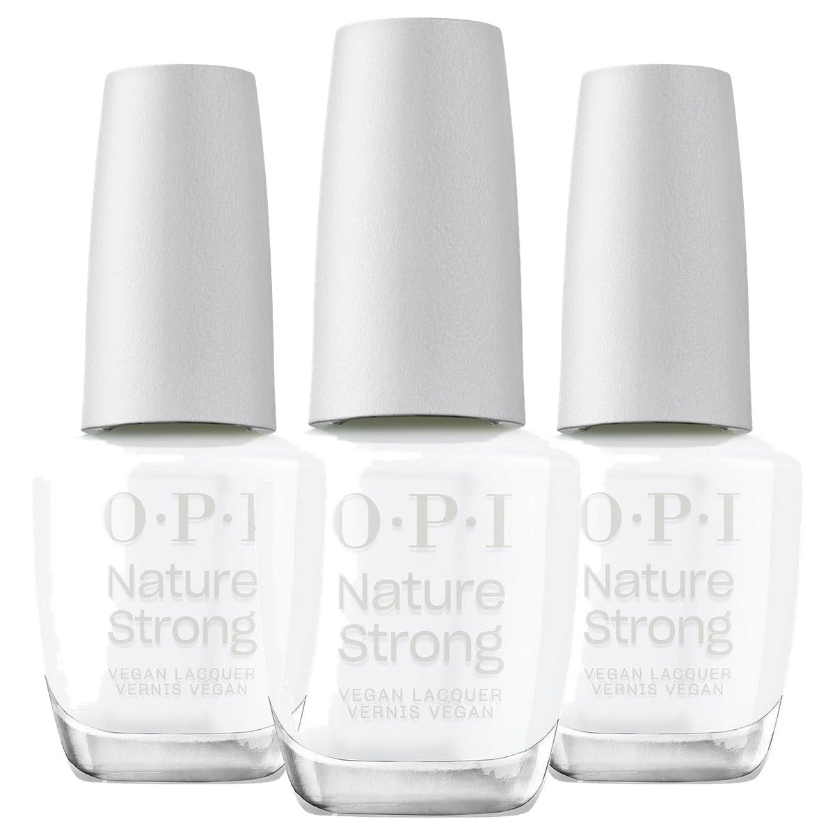 OPI Nature Strong Nagellak Schelpwit 15 ml - 3-pack
