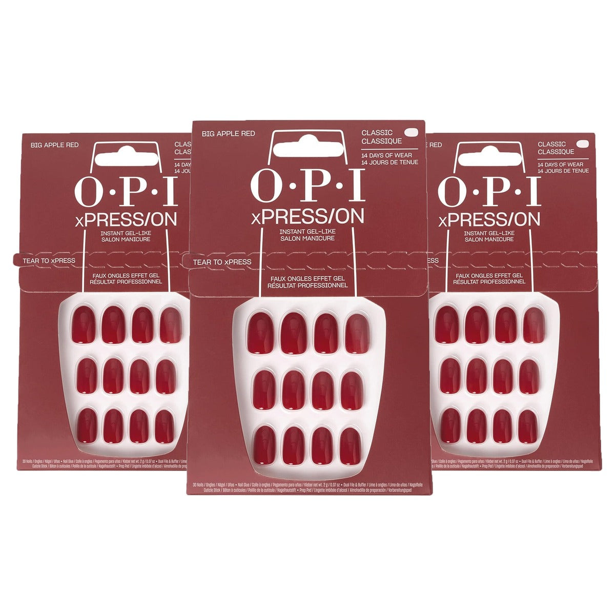 OPI xPRESS/ON Press-On Nagels 30 Stuks - 3-pack