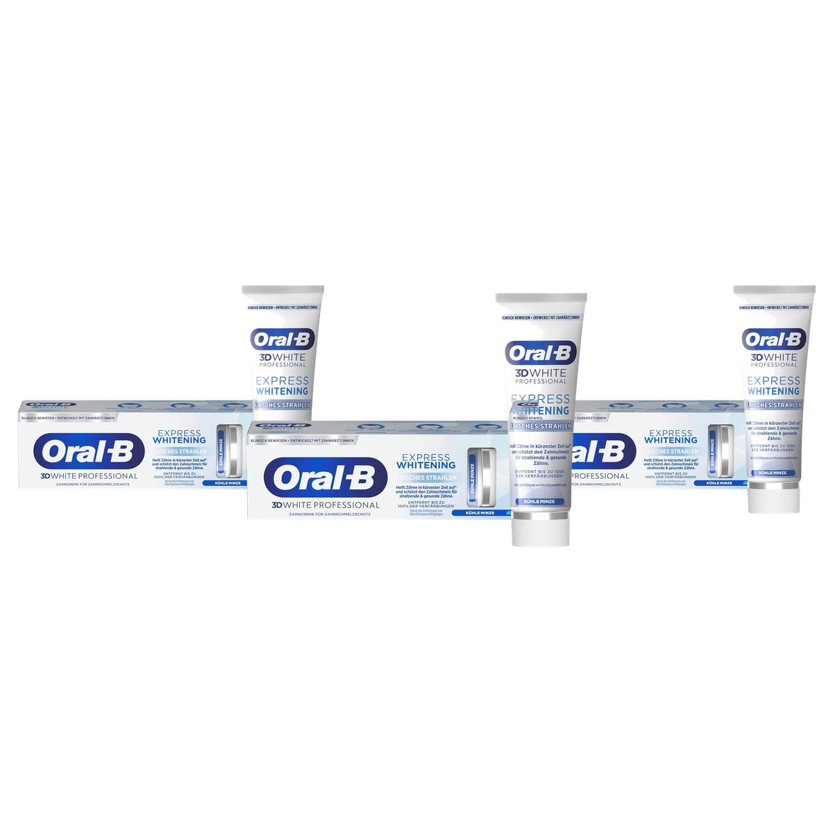 Oral-B 3D WHITE Professional Tandpasta Express Whitening 3 x 75 ml - Voordeelverpakking