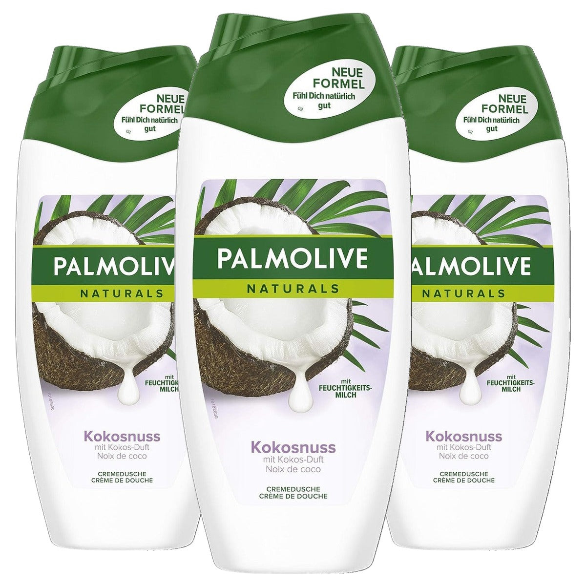 Palmolive Naturals kokosnoot crèmedouche 3 x 250 ml - Voordeelverpakking