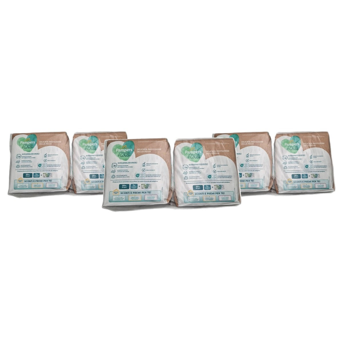 Pampers Pura luiers maat 3 (4) 88 stuks 3 x 9 kg - Voordeelverpakking