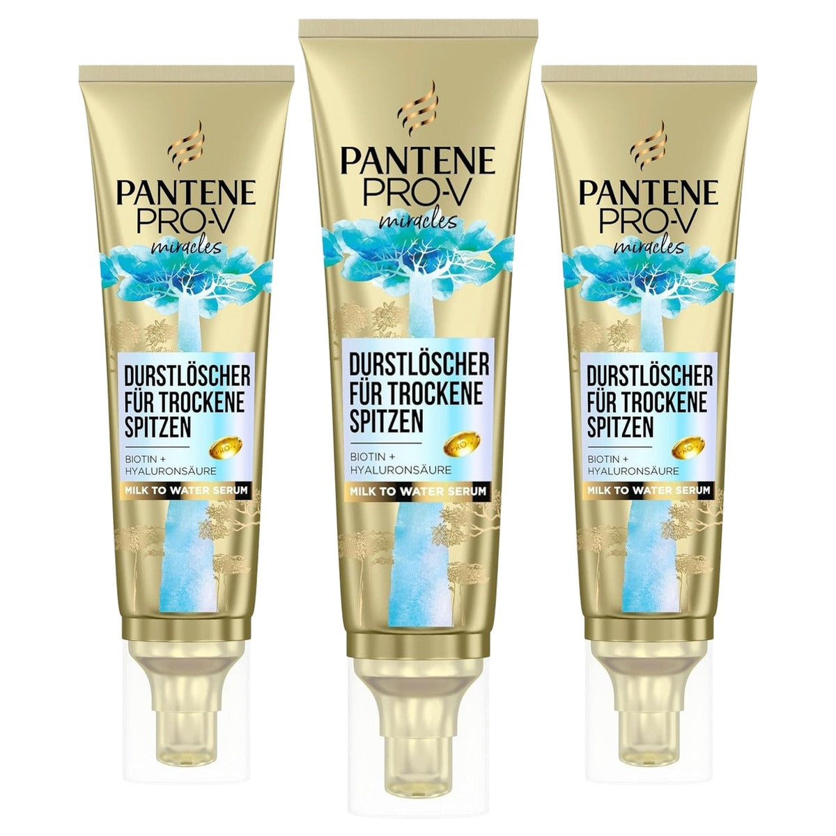 Pantene Pro-V Hydra Glow Milk to Water haarserum 3 x 70 ml - Voordeelverpakking