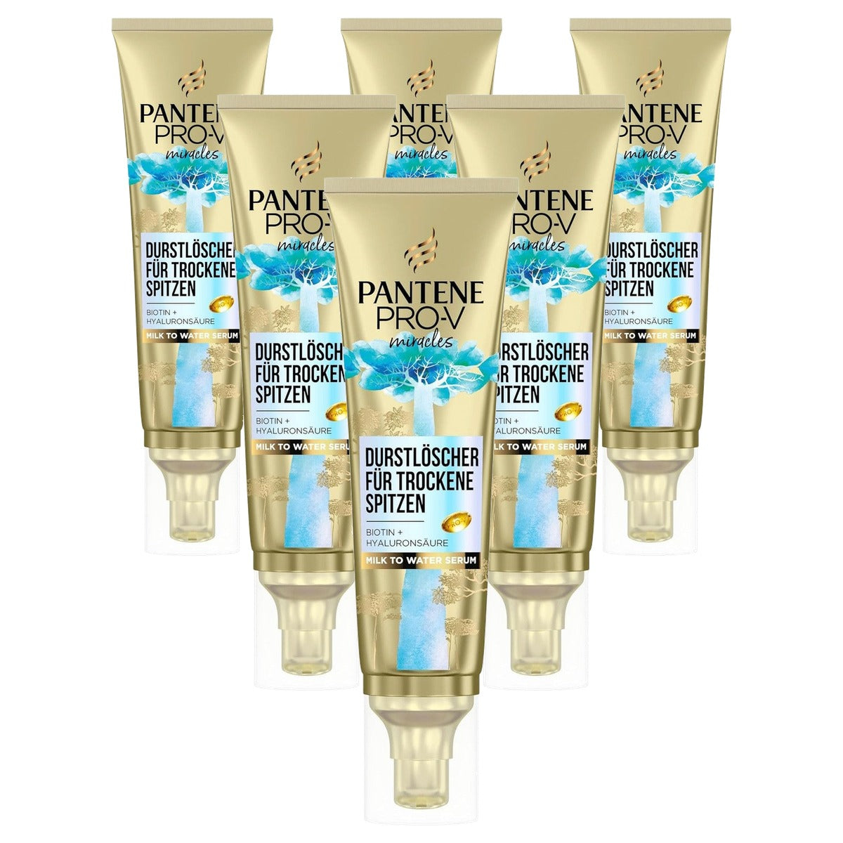 Pantene Pro-V Hydra Glow Milk to Water haarserum 6 x 70 ml - Voordeelverpakking