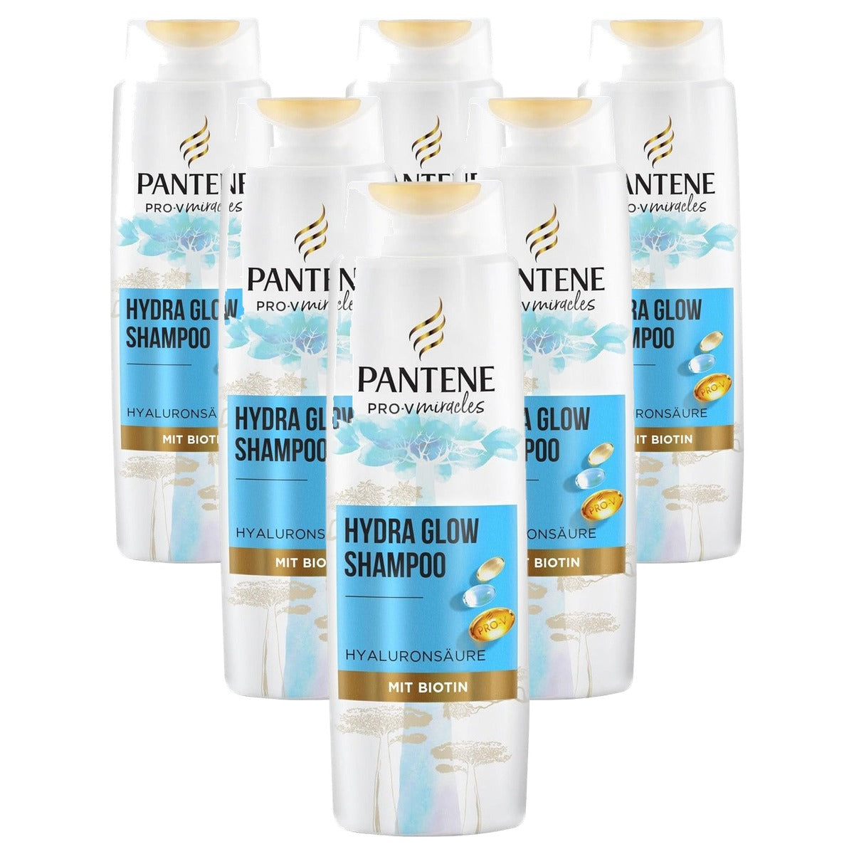 Pantene Pro-V Hydra Glow Hydraterende Shampoo 250 ml - 6 stuks