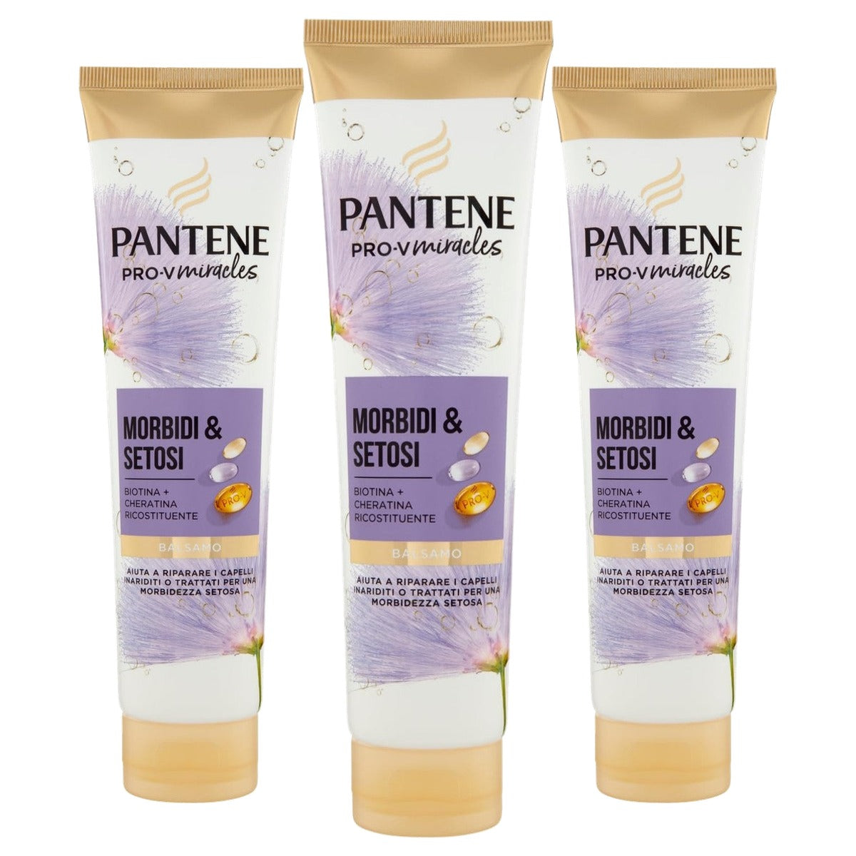 Pantene Pro-V Miracles Zachte & Zijdeachtige Conditioner 3 x 160 ml - Voordeelverpakking