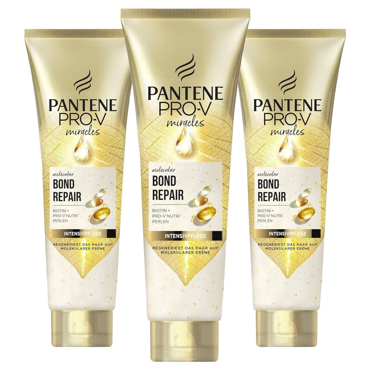 Pantene Pro-V Molecular Bond Repair Intensieve Verzorging 3 x 150 ml - Voordeelverpakking