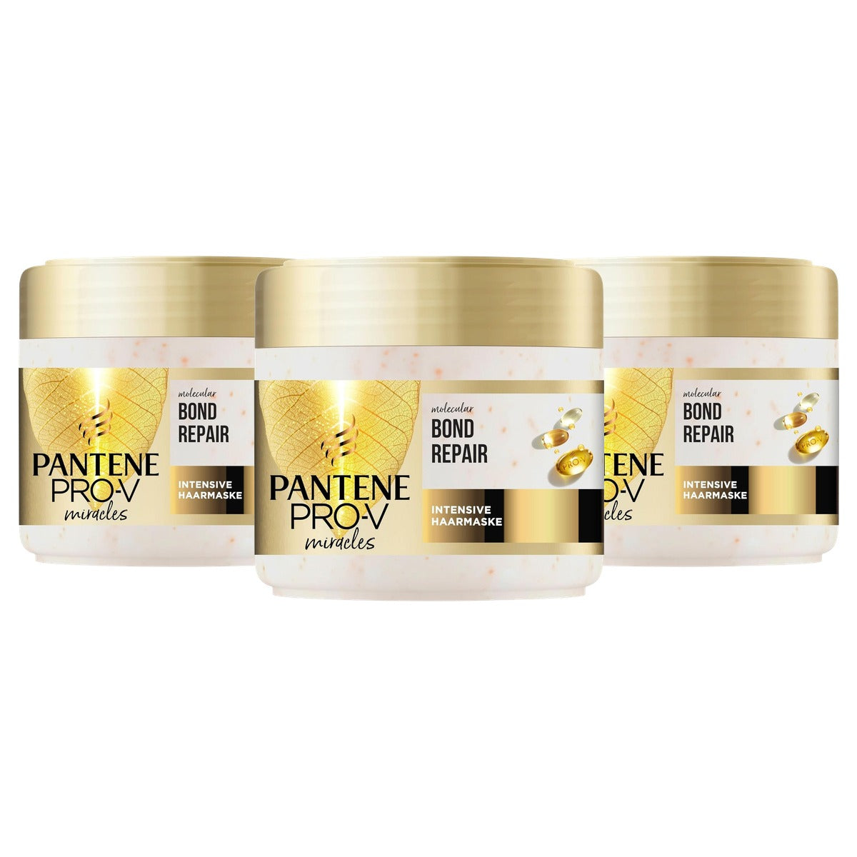 Pantene Pro-V Molecular Bond Repair Intensieve Verzorging 3 x 300 ml - Voordeelverpakking