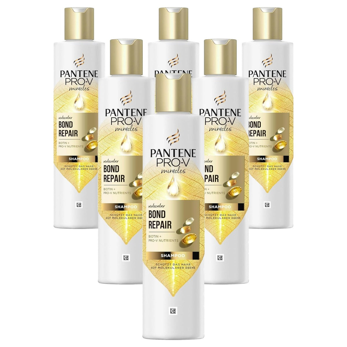 Pantene Pro-V Molecular Bond Repair Shampoo met biotine 250 ml - 6 stuks