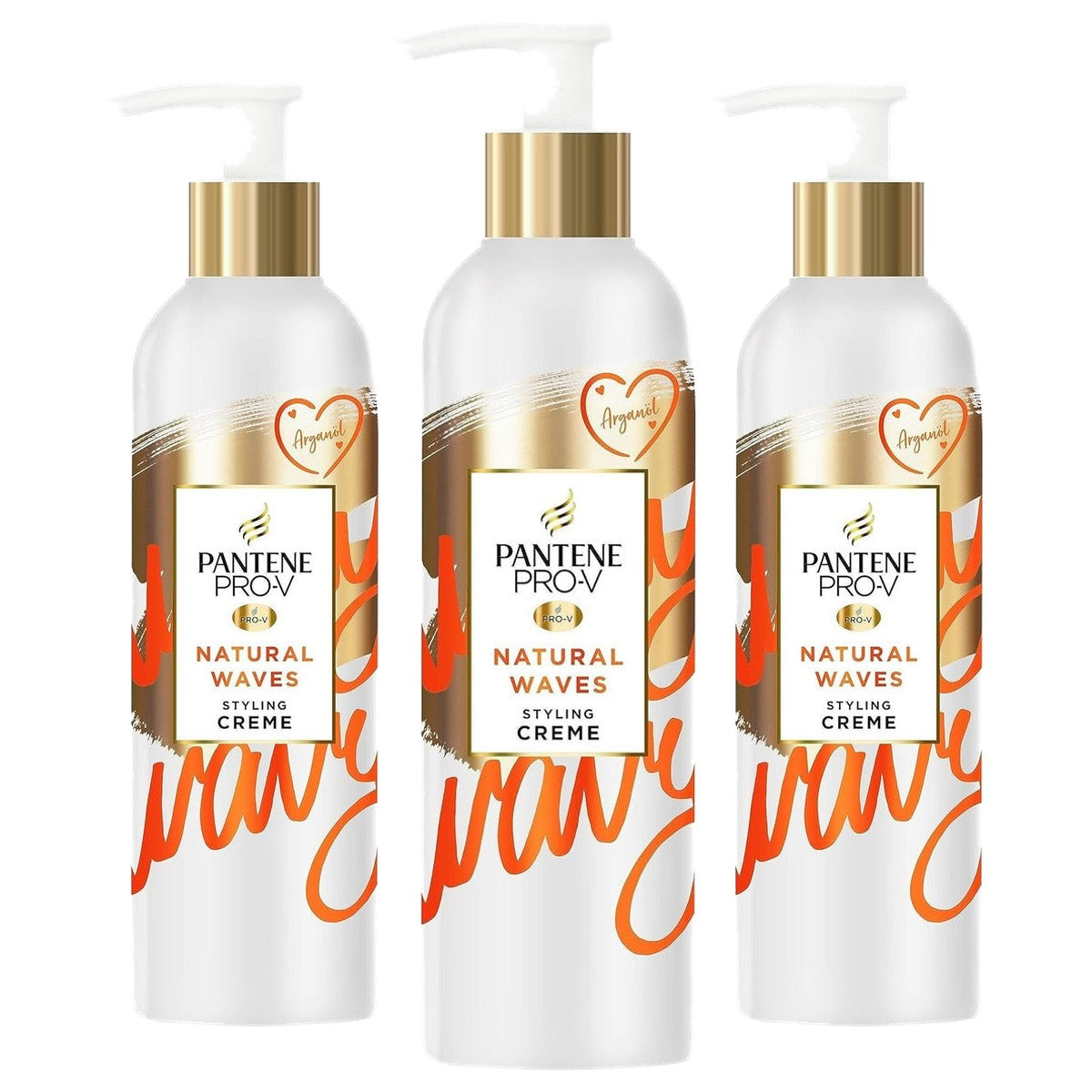 Pantene Pro-V Natural Waves Styling Crème 3 x 235 ml - Voordeelverpakking