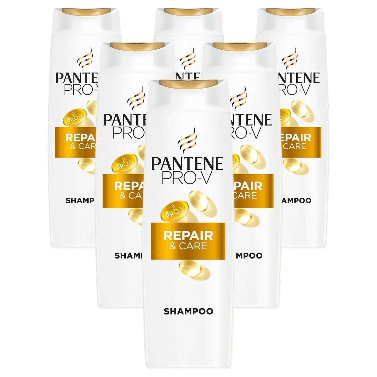 Pantene Pro-V Repair & Care Shampoo 6 x 500 ml - Voordeelverpakking