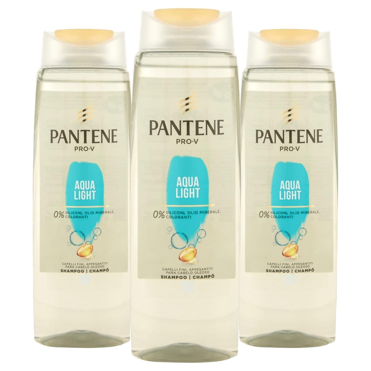 Pantene Pro-V Shampoo Aqua Light fijn haar 250 ml - 3 stuks
