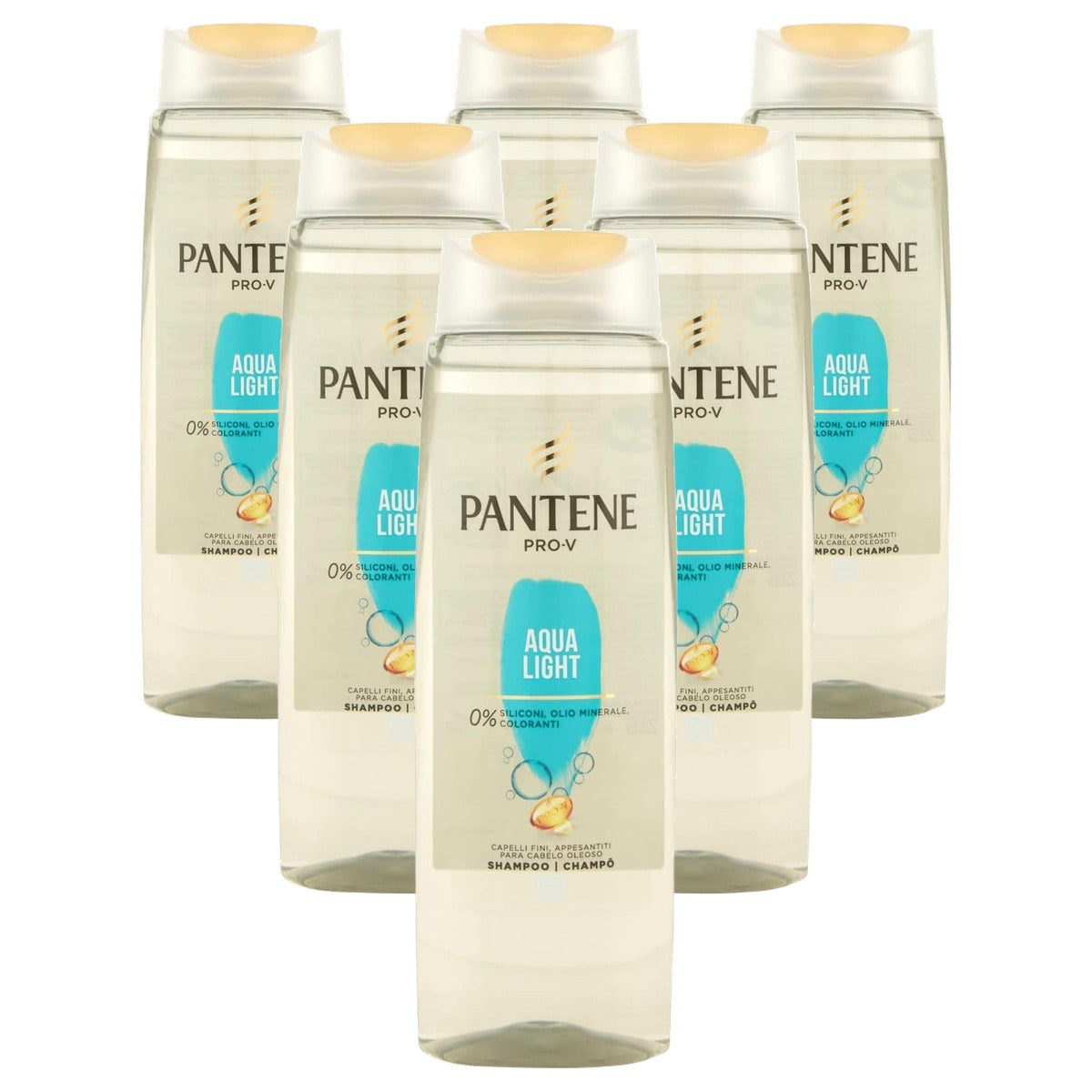 Pantene Pro-V Shampoo Aqua Light fijn haar 250 ml - 6 stuks
